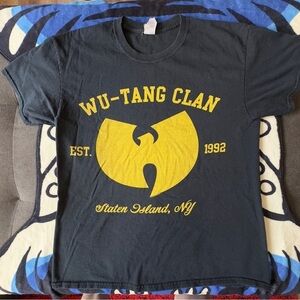 Hip-Hop Wu-Tang Clan Black T-Shirt Size L
